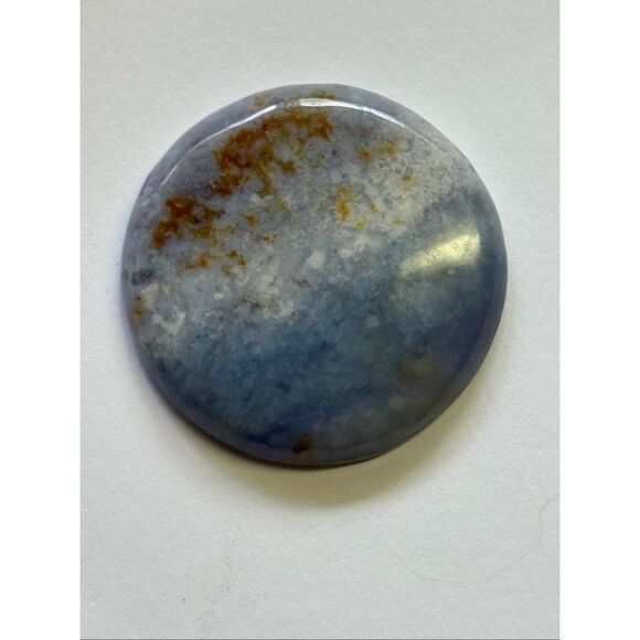 Chalcedony Cabochon, Natural Stone, 40 mm round, Unique - Picture 4 of 7